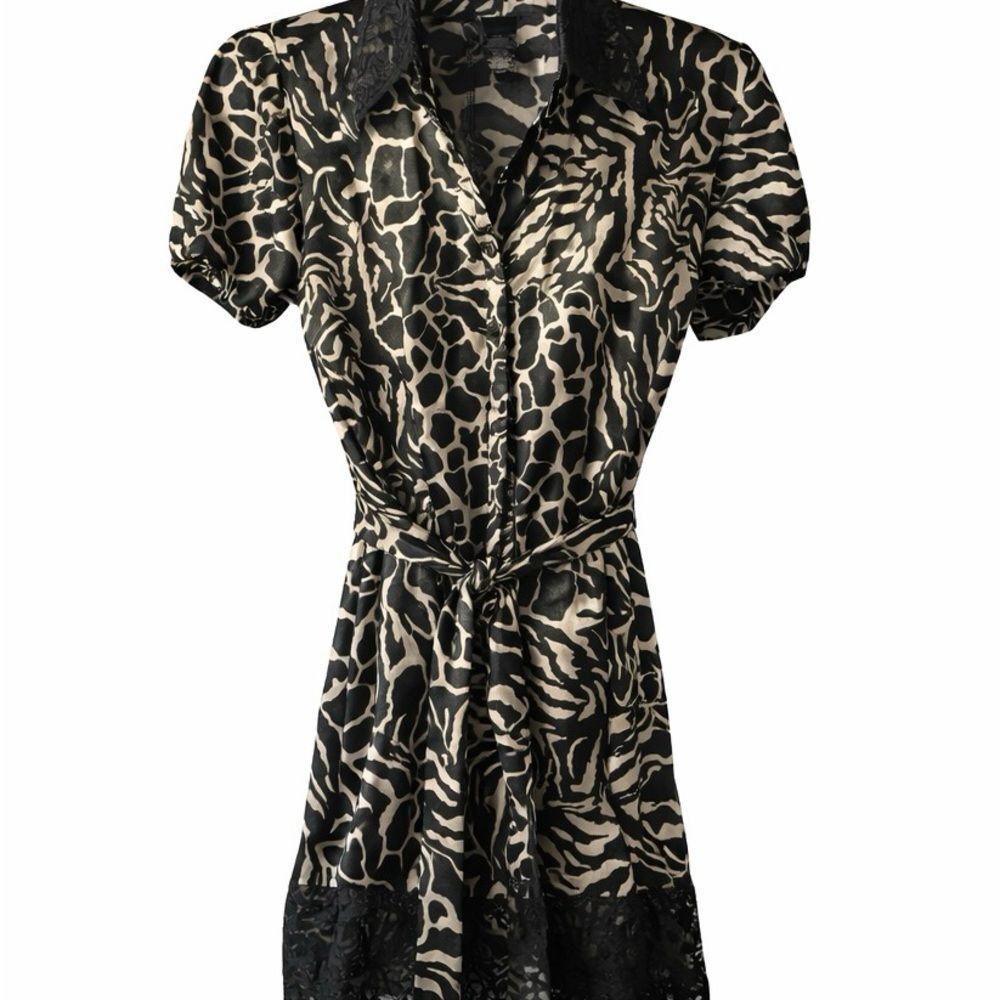 Bisou Bisou Zebra Print Dress